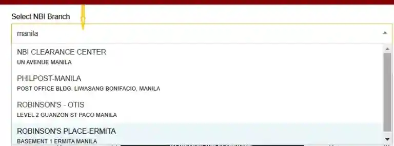 nbi branch